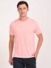 Image de T shirt coton bio-wash col rond M VIEUX ROSE