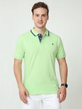 Agrandir l'image de Polo uni coton piqué XL VERT Image de Polo uni coton piqué XL VERT