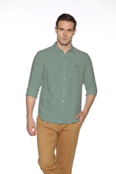Agrandir l'image de Chemise lin unie L LAGON Image de Chemise lin unie L LAGON