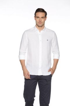 Agrandir l'image de Chemise lin unie 4 XL BLANC Image de Chemise lin unie 4 XL BLANC
