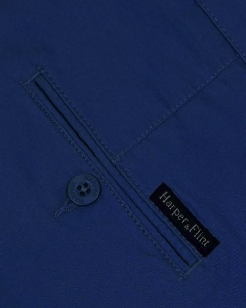 Image de Pantalon coton - élasthane 42 BLEU