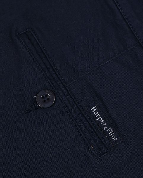 Image de Pantalon coton - élasthane 38 MARINE