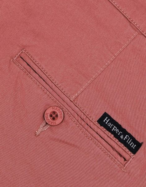 Image de Pantalon coton - élasthane 44 VIEUX ROSE