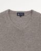 Image de Pull col V cahemire unité XL TAUPE