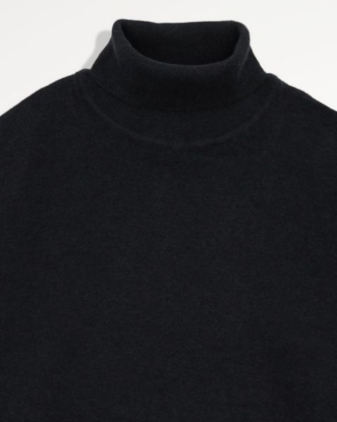Image de Pull col roulé cahemire unité XL NOIR