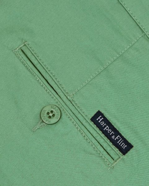 Image de Pantalon coton - élasthane 54 VERT MOUSSE