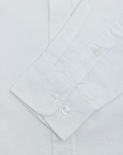 Image de Chemise regular fit Oxford unie M BLANC