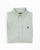 Image de Chemise regular fit Oxford fines rayures L KAKI