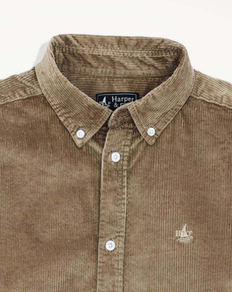 Image de Chemises velours côtélé unité 2 XL BEIGE