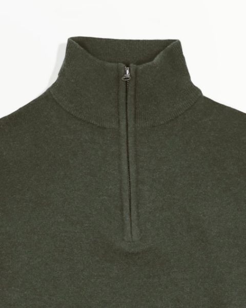 Image de Pull col camionneur cahemire unité M KAKI