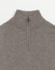 Image de Pull col camionneur cahemire unité M TAUPE