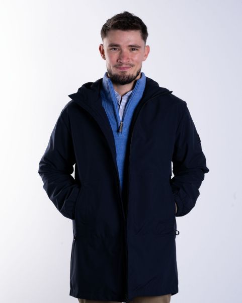 Image de Veste coupe-vent capuche unité L BLEU NUIT