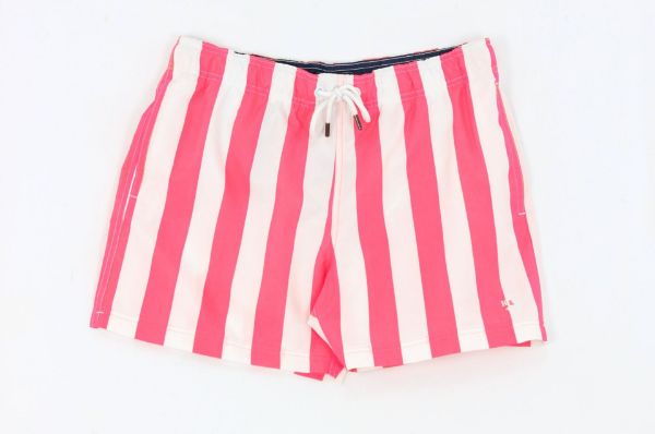 Image de Short de bain larges rayures XL ROSE
