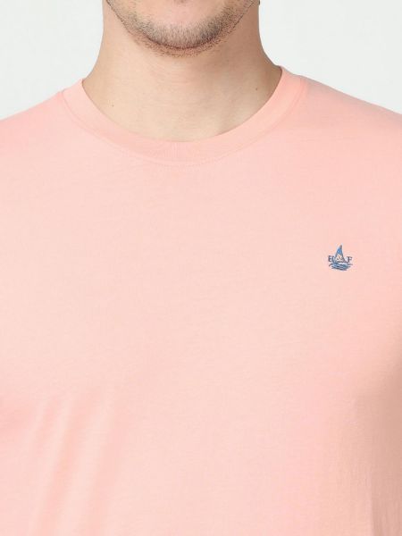 Image de T shirt coton bio-wash col rond 4 XL PECHE