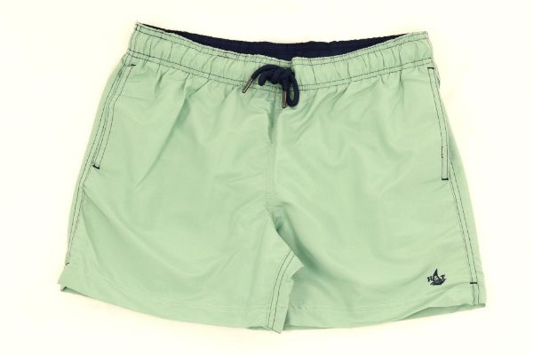 Image de Short de bain uni L KAKI