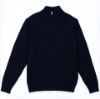 Image de Pull coton demi zip L MARINE