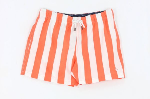 Image de Short de bain larges rayures 2 XL CORAIL