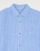 Image de Chemise lin manches longues rayée L CIEL