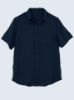 Image de Chemise lin manches courtes L BLEU NUIT