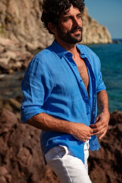 Image de Chemise lin unie M ROYAL