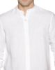 Image de Chemise lin unie col Mao 2 XL BLANC