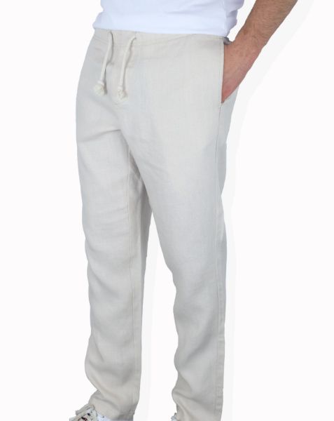 Image de Pantalon lin élastiqué 2 XL MASTIC