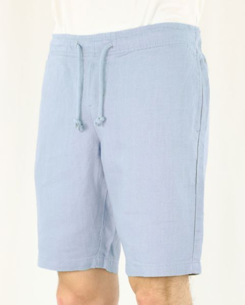Image de Bermuda lin élastiqué S GLACIER