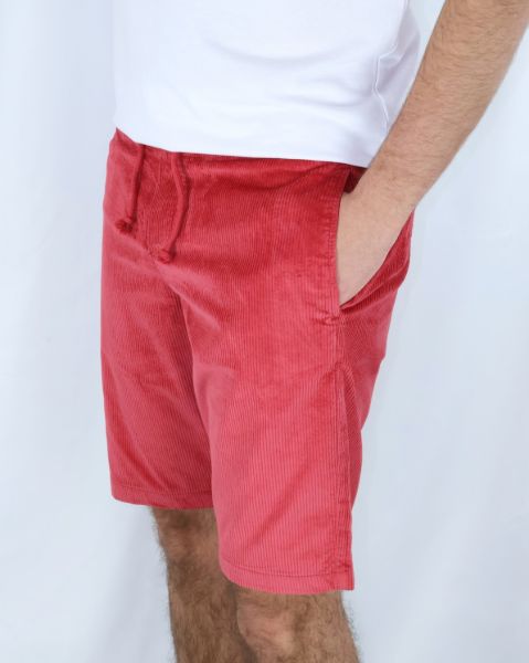 Image de Bermuda velours côtelé élastiqué 2 XL FRAMBOISE