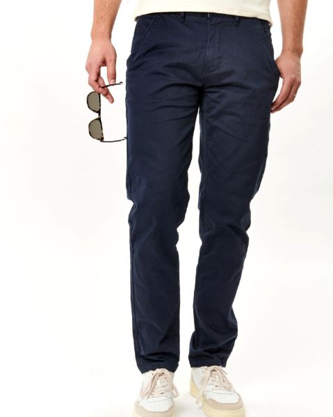 Image de Pantalon coton - élasthane 50 MARINE