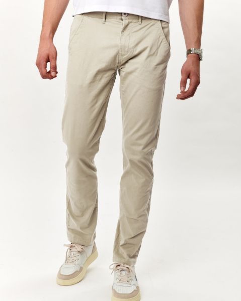 Image de Pantalon chino coton élasthanne 50 MASTIC
