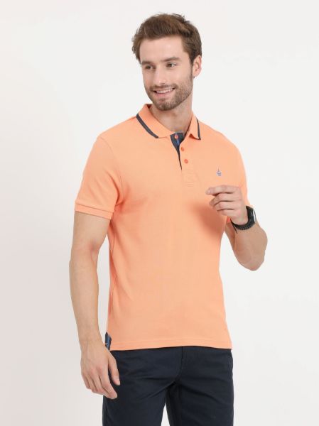 Image de Polo uni coton piqué 3 XL ABRICOT