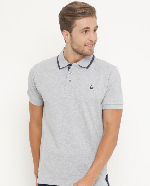 Image de Polo uni coton piqué 3 XL GRIS