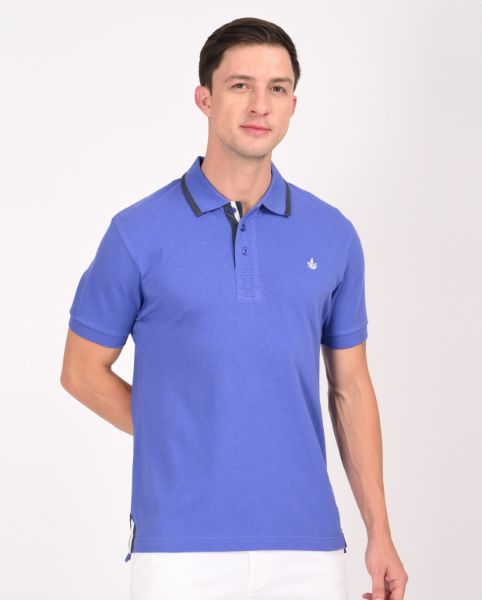 Image de Polo uni coton piqué M LILAS