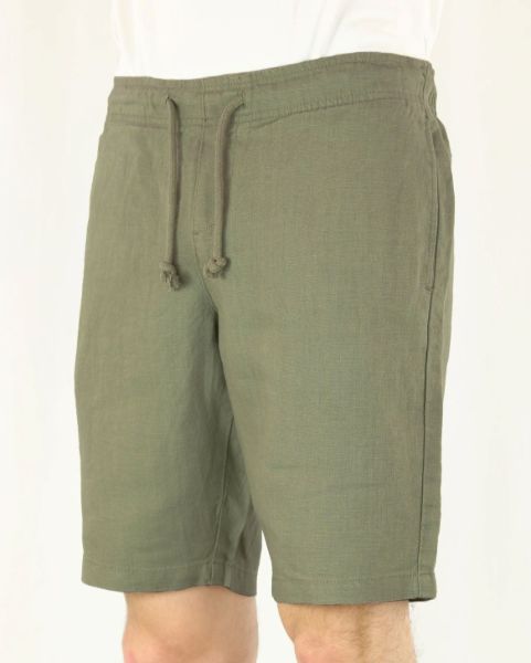 Image de Bermuda lin élastiqué 3 XL KAKI