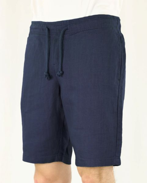 Image de Bermuda lin élastiqué L MARINE