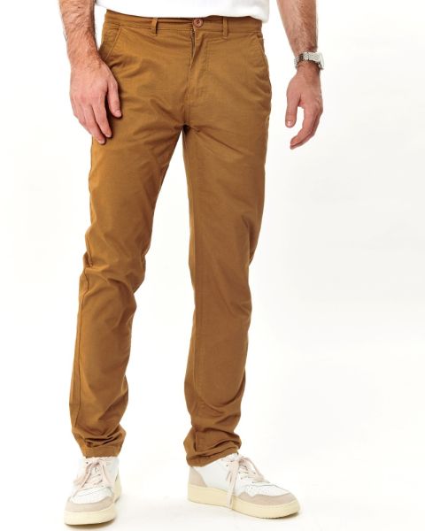 Image de Pantalon coton - élasthane 46 CAMEL