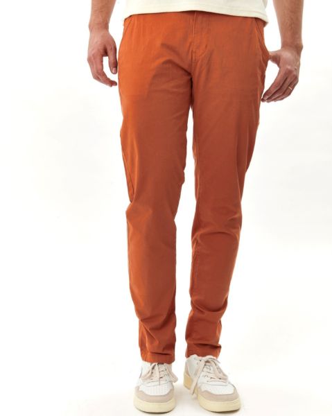 Image de Pantalon coton - élasthane 46 COGNAC