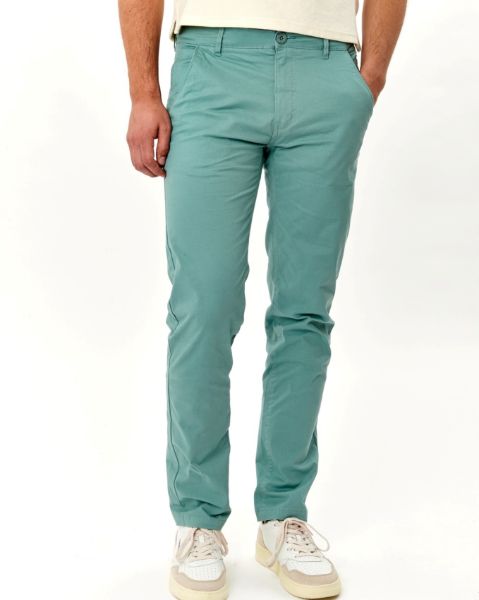 Image de Pantalon coton - élasthane 38 LAGON