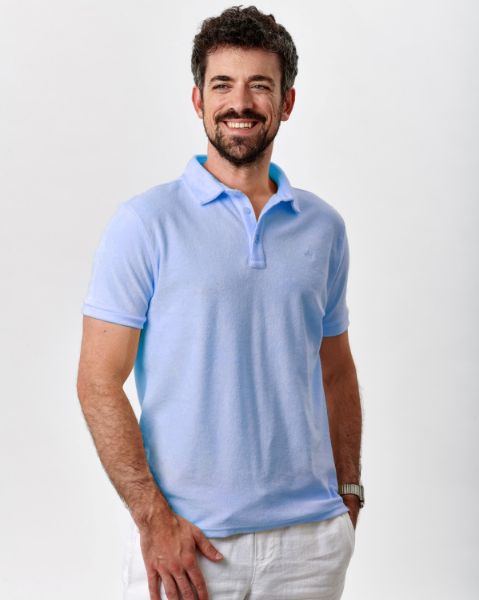 Image de Polo velours éponge uni XL GLACIER