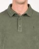 Image de Polo velours éponge uni L VERT DE GRIS