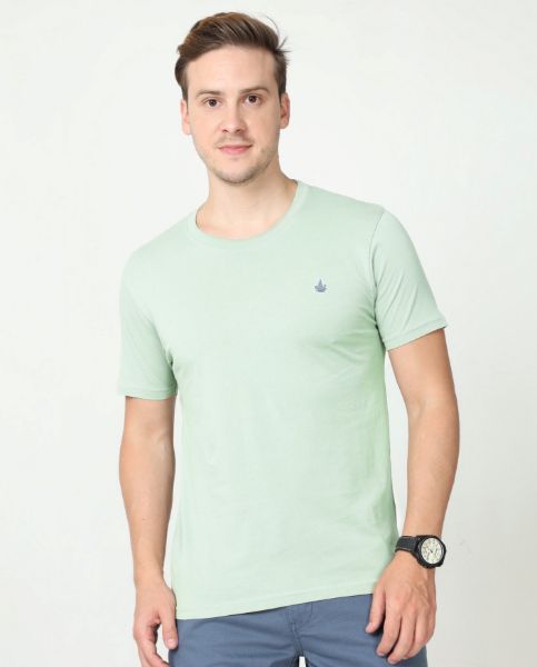 Image de T shirt coton bio-wash col rond 2 XL AQUA