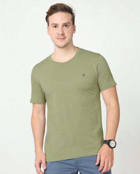 Image de T shirt coton bio-wash col rond 4 XL CELADON