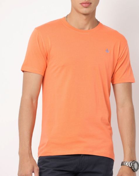 Image de T shirt coton bio-wash col rond 4 XL CORAIL