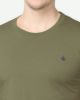 Image de T shirt coton bio-wash col rond 3 XL OLIVE