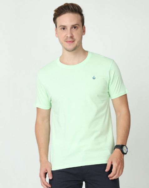 Image de T shirt coton bio-wash col rond 2 XL VERT