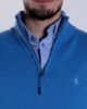 Image de Pull coton demi zip 3 XL COBALT