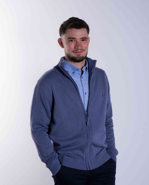 Image de Gilet coton grosses mailles S ARDOISE