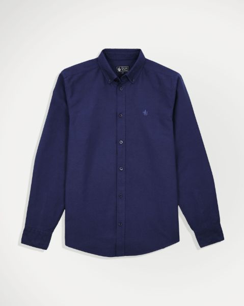 Image de Chemise regular fit Oxford unie 4 XL ROYAL