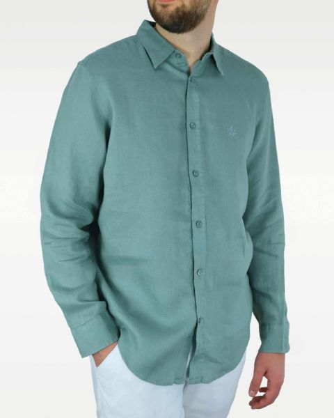 Image de Chemise lin unie L LAGON