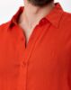 Image de Chemise lin unie 4 XL TANGERINE